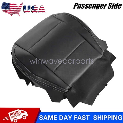 Cubierta de asiento inferior de cuero negra para pasajero Subaru Outback Legacy 2015-2017 Foto 1 de 4