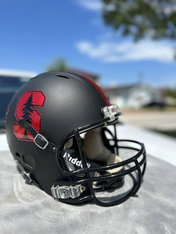STANFORD CARDINAL ANDREW LUCK CUSTOM RIDDELL REVOLUTION FULL SIZE HELMET Cover