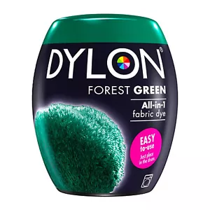Peinture textile DYLON forêt verte couleur & fixateur pour 600 g tissu tiss dye machine - Photo 1 sur 1