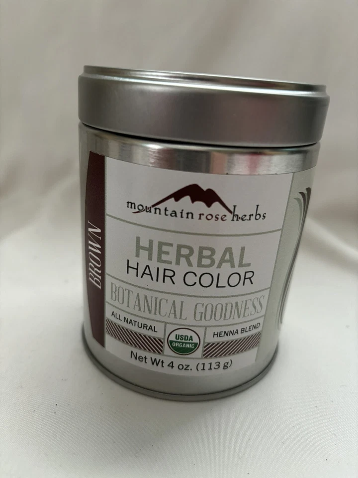 Color de cabello a base de hierbas Mountain Rose mezcla de henna orgánico 4 oz. Todo Natural NUEVO Foto 1 de 4