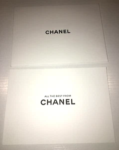Auténtico sobre COCO CHANEL VIP y nota de regalo tarjeta de una cara LOGO 5 X 3 3/4 - Imagen 1 de 3