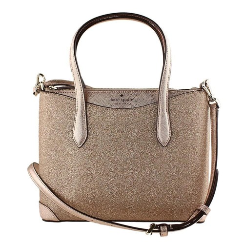 Borsa a tracolla Kate Spade Shimmy Glitter convertibile oro rosa K4625