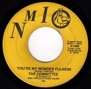 THE COMMITTEE GIVE IN TO THE POWER OF LOVE 45 US NMI N-7008  7" N MINT - Picture 1 of 2