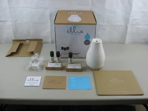 HoMedics Ellia Aroma Diffuser W/ 3 Essential Oils 1160574-New Opened Box - Picture 1 of 12
