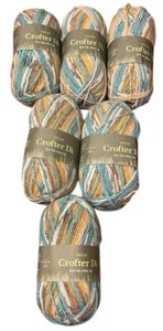 NEW Sirdar Yarn Crofter DK Fair Isle effect Dk F026 LEWIS 0086 Same Lot 6 Skeins - Picture 1 of 17