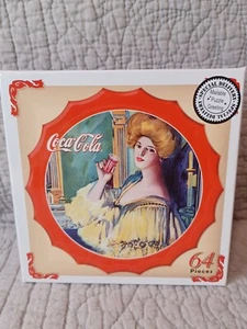 SEALED Vintage 1999 Coca Cola 64 Piece Bottle Cap Mini Jigsaw Puzzle Coke USA - Picture 1 of 3