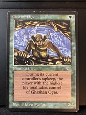 Ghazban Ogre X1 Arabian Nights Ex Condition See Pics Front Back