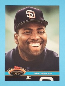 1991 Topps Stadium Club Tony Gwynn San Diego Padres #308 ⚾