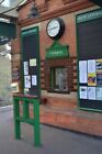 PHOTO  TICKETS AT QUARTER TO THREE THE EDWARDIAN THEMED STATION AT ROTHLEY IS A
