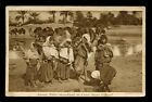 Algeria Girls collecting water Oued 1913 PPC