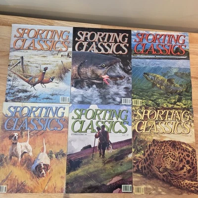VINTAGE 1994 - SPORTING CLASSICS Magazines Guns Hunting Fishing Set 6 Lot Bundle - Image 1 of 3