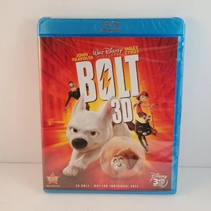 BOLT 3D Blu-ray Walt Disney Pictures Miley Cyrus John Travolta Brand New Sealed - Picture 1 of 4