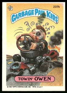 1986 Topps Garbage Pail Kids Series 6 #237b Towin' Owen - Picture 1 of 2