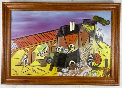 Raoul Dufy (Handmade) Oil On Canvas Painting signed and stamped - Image 1 of 4