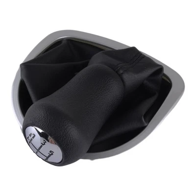 6 Speed Gear Shift Knob Boot Gaiter Cover Fit for Renault Clio MK3 2005-2014 xi - image 1 of 4