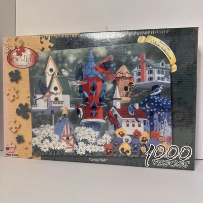 Rompecabezas Serindipity Living High Birds 1000 Piezas Hecho en EE. UU. NUEVO Sellado #65305 Foto 1 de 4