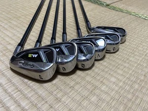 TaylorMade M2 2017 Iron Set 7pcs 4-PW REAX 90 Japan Spec Steel Flex S - Picture 1 of 10