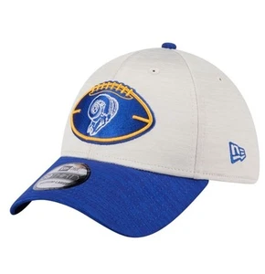 New Era Men's Los Angeles Rams Sideline Historic Throwback Blue 39Thirty Stretch - Picture 1 of 7