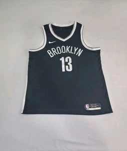 Nike Sz XL 52 Swingman Brooklyn Nets James Harden 13 Men's Basketball Jersey C2 - Picture 1 of 6