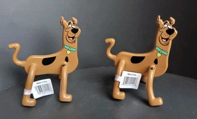Scooby-Doo черный и коричневый винил сгибаемый набор из 2 (3,25 x 4,25) новый! Бесплатная доставка - Изображение 1 из 4