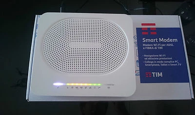 MODEM SMART  FIBRA TIM TECHNICOLOR /SERCOMVDSL 2 100 mega + omaggio gadget - Immagine 1 di 2