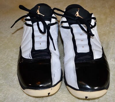 Nike Jordan 12.5 Team Low Blanco/Negro Hombres Zapatos Atléticos Talla 10 318411-102 Foto 1 de 4