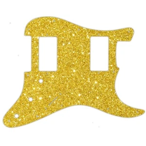 Fender 10-on Made In Mexico Blacktop Stratocaster HH gold sparkle - Picture 1 of 1