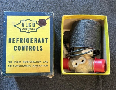 New Old Stock - ALCO Refrigeration Controls Brass Solenoid Valve S36-1 in Box - Image 1 of 4