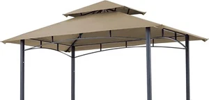 Wedding Party Tent Outdoor Gazebo Canopy Tent 8x5 ft Waterproof Cover Sunshade - Picture 1 of 7