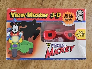 Tyco Viewmaster The Perils of Mickey Mouse Gift Set Boxed Complete 1992 - Picture 1 of 3