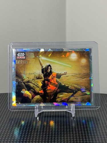 2023 Topps Chrome Star Wars Galaxy A Young Jedi’s Stance #52 ATOMIC 29/150🔥
