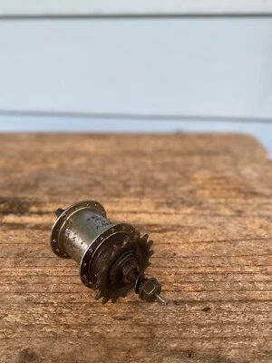 Shimano 333 3Sp Bicycle Hub 28 Hole Cruiser-Needs Overhauled-Japan-16t - Image 1 of 4