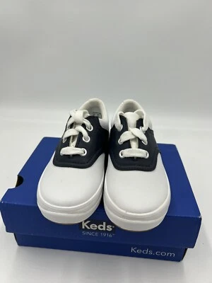 Size 9 Little Kids - KEDS School Days II- White/Navy Blue Brand New In Box - Image 1 of 4