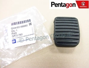 Genuine Vauxhall Corsa D/E Adam Meriva B Clutch Or Brake Pedal Rubber 93188880 - Picture 1 of 2