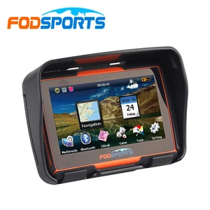 4.3" Motorcycle GPS Navigator Waterproof Navigation SAT NAV 8GB Win CE Free Maps - Picture 1 of 12