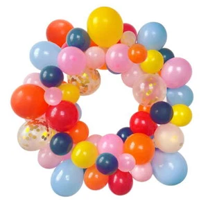 Confetti Filled Latex Balloons, Muticolor, 75 Count Pack - Picture 1 of 5