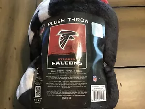 Atlanta Falcons plush throw 50 in X 60 in - New - Picture 1 of 1