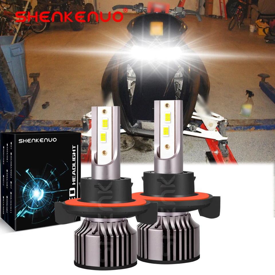 Faro LED BRILLANTE 2 bombillas para moto de nieve Polaris Pro-RMK 800: 2011-2015 Foto 1 de 4