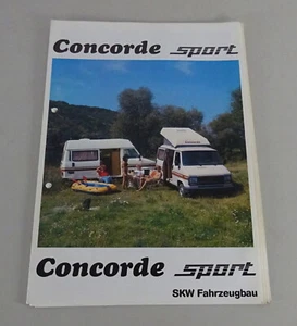 Prospekt / Broschüre SKW Concorde Sport auf Peugeot J5 / Fiat Ducato Stand 1985 - Bild 1 von 2