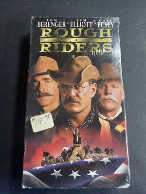 Original Wrap Rough Riders (VHS 1997) George Hamilton, Sam Elliot - Image 1 of 4