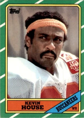 1986 TOPPS^ KEVIN HOUSE TAMPA BAY BUCCANEERS #376 - Image 1 of 2