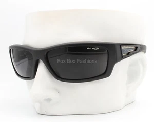 Arnette Woozy 4152-01/87 Sunglasses Matte Black w/ Gray Lens - Picture 1 of 5