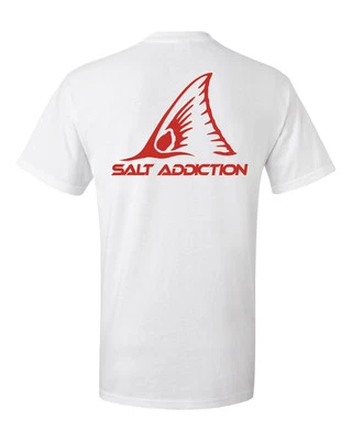 Salt Addiction Fishing t shirt Saltwater shirt Ocean Permit life redfish reel