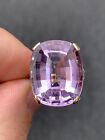 9ct Gold Antique 25ct Natural Amethyst Large Ring, 9k 375