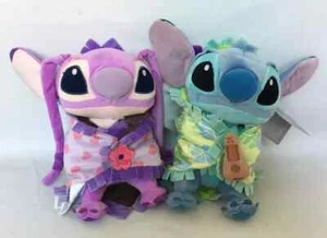 2 Stck. Disney Babys Stitch und Engel Plüsch mit Decke Plüschpuppe Spielzeug Geschenk 10 Zoll - Bild 1 von 6