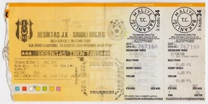 Besiktas Siroki Brijeg 2008 UEFA Europa League Cup Match Soccer Football Ticket - Picture 1 of 2