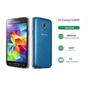 Samsung Galaxy S5 G900F G900A G900T G900V 5.1 Inch 16GB ROM 4G 16MP Smartphone - Afbeelding 1 van 10