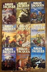 Redwall Series 9 Vol UK PB Set by Brian Jacques - Vintage - Picture 1 of 24