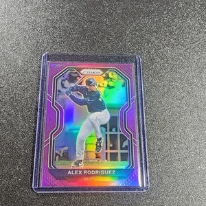 2021 Panini Prizm - Tier II Alex Rodriguez #195 Purple Prizm - Picture 1 of 2