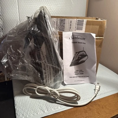 Plancha de vapor Sunbeam Turbo modelo 32610057 - 1500 vatios 5 selecciones de tela Foto 1 de 4